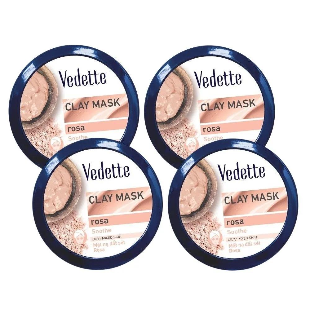 Vietnam Vedette Rosa Clay Mask 145g x 4 packs