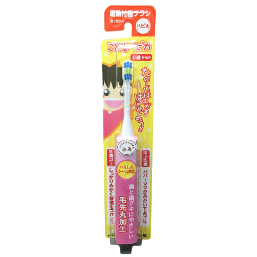 

Minimum Electric Toothbrush, Kids Hapika, Pink, Soft Bristles, DBK-1P(BP)
