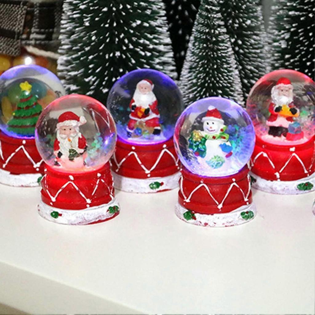 Christmas Night Light Christmas Atmosphere Decorative Props Glowing Lighthouse Night Lights House For Patio