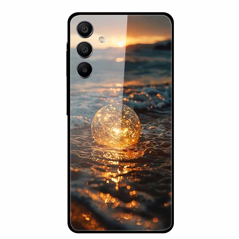 For Samsung A16 5G Case Back Hard New Cover for Samsung Galaxy A 16 SM-A166B Tempered Glass Case Funda Cool Designed Girls Capa