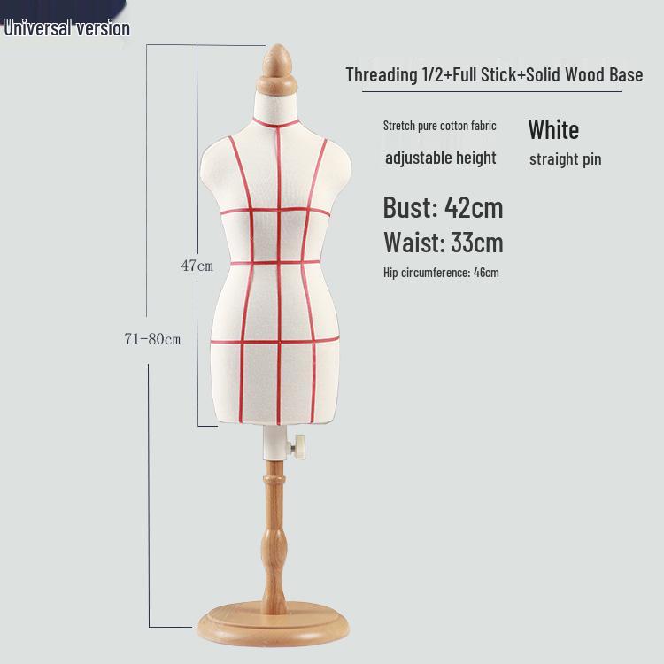 Mini Female Draping Mannequin for Student Tailoring