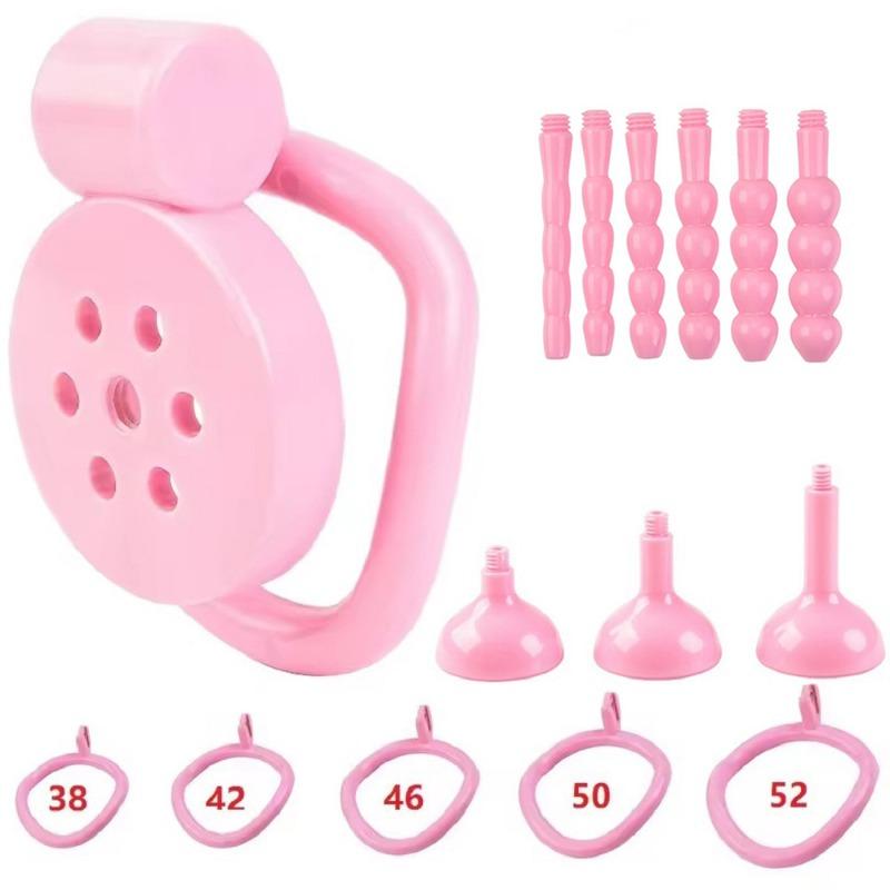 2026 Male Penis Chastity Cage Set Small Chastity Cage 5 Cock Rings With Urethral Sound Plug Penis Bondage Slave Man Sex Toy