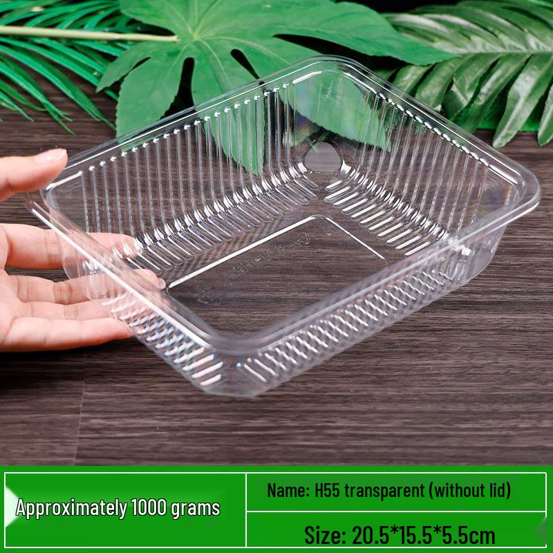 

Disposable Transparent Rectangular Food Containers