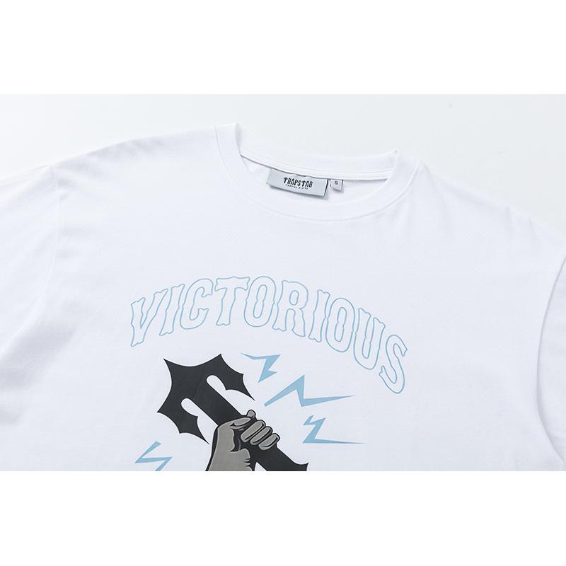 691 Trapstar London 2026 Sommer Neu Hohe Qualität Baumwolle Rundhals Locker Große Größe Damen T-Shirt