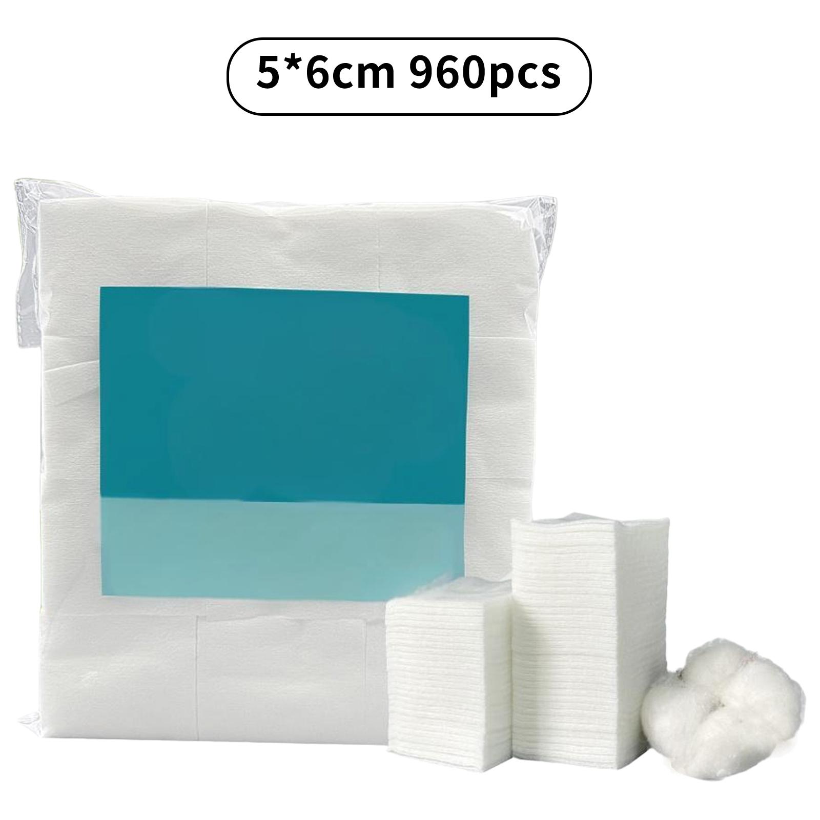 

High Quality Cotton Massive Installation Used for facial, eye, lip gloss makeup remover, no fuzz C 5*6cm 960PCS