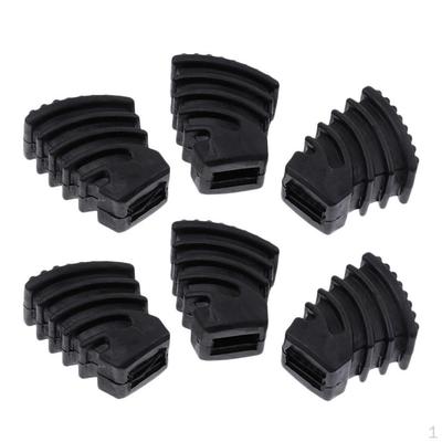 Rubber Feet For Drum Stool Seat, Black