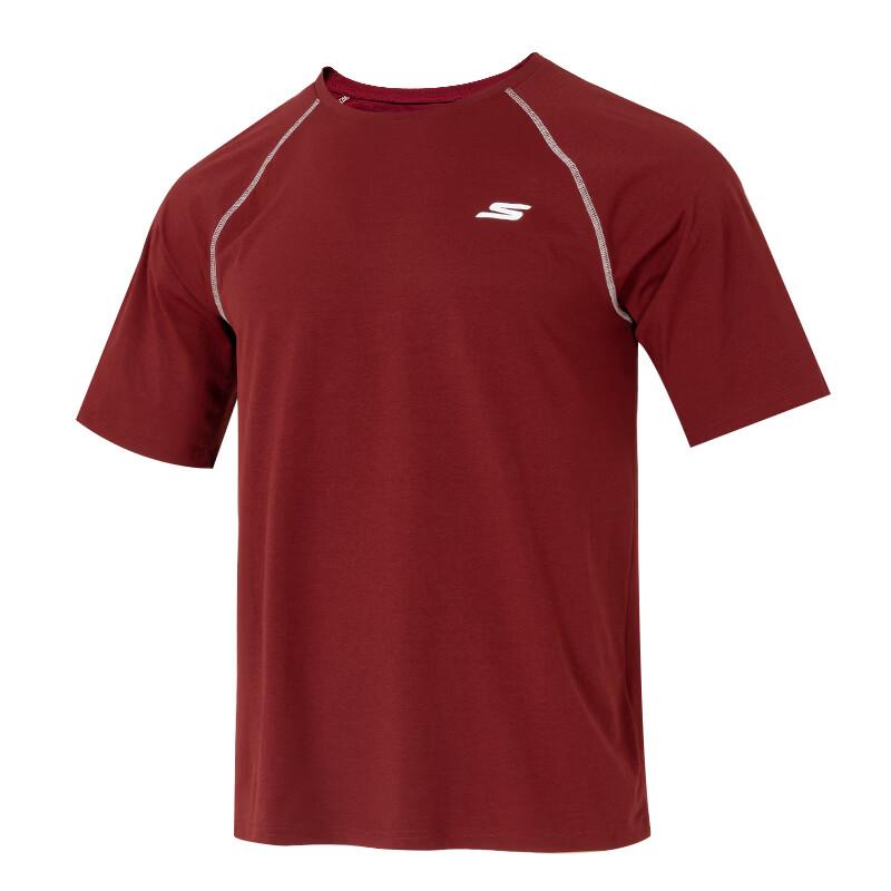 Skechers Round Neck Breathable Pullover Quick-Dry T-Shirt Unisex Tops P226U030-046B XS