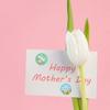 6 Sheets Round Mothers Day Stickers Self Adhesive Festival Stickers Dessert Cake Baking Sealing Sticker Gift Tag Sticker