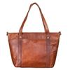 Handmade Tote Purse Genuine Leather Women's Everyday Handbag Brown Shoulder Bag