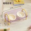 Dopamine Cat Bowl Neck Support Pet Food Dish Anti Spill Double Bowl Pet Supplies Hot Sale