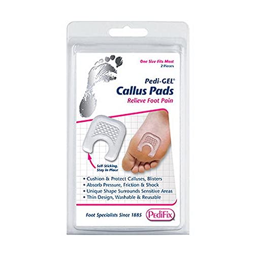 PediFix Foot Gel Pads for Corns and Calluses, 2 Pads #P8203
