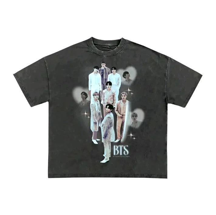 BTS ARMY Proof Members T-Shirt Charcoal Kpop Graphic Tee S-5XL 3XL