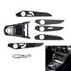 Carbon Fiber Look Pattern Interior Trim For Mercedes-Benz C200 C300 GLC 2015-18
