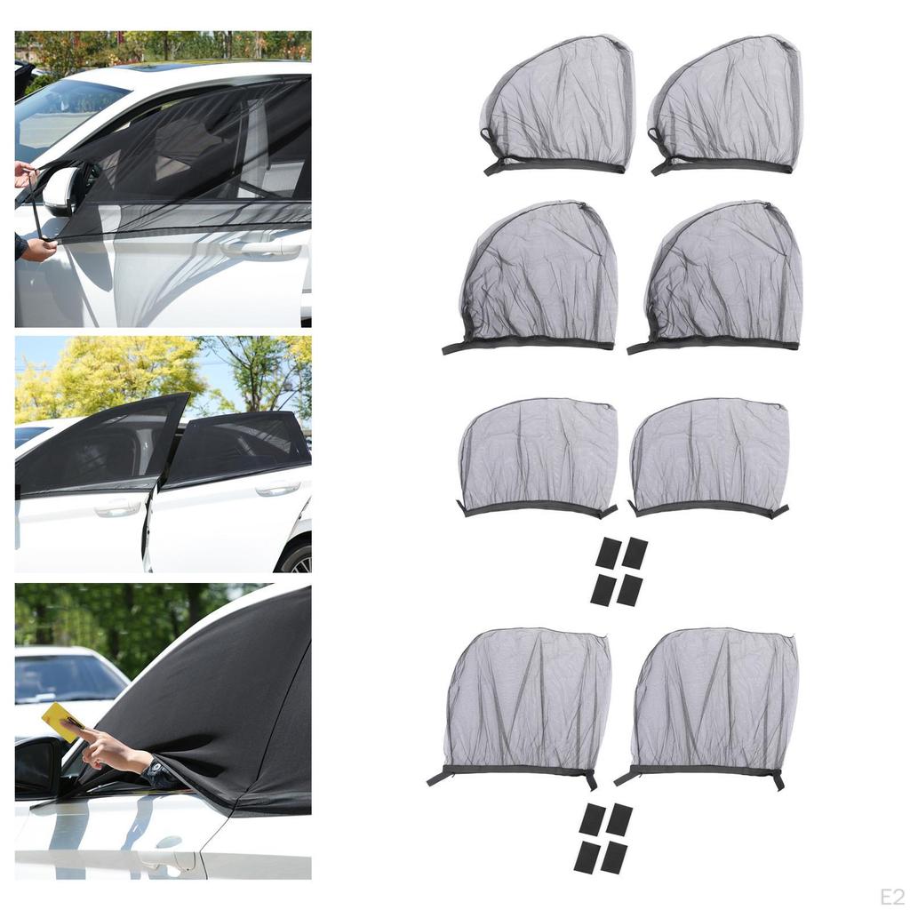 Car Window Shade Side Sun Shades Styling Accessories Elastic UV Protect