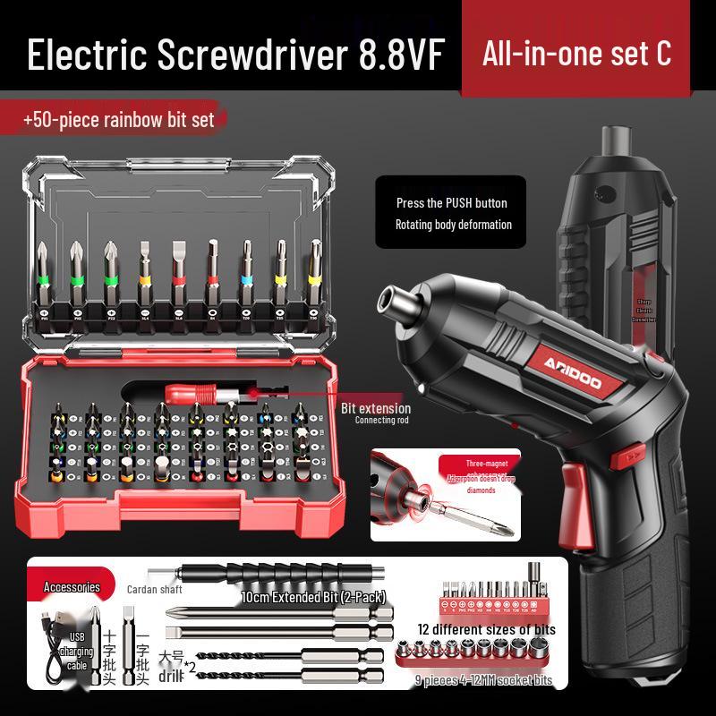 Rechargeable Mini Electric Screwdriver Drill Tool