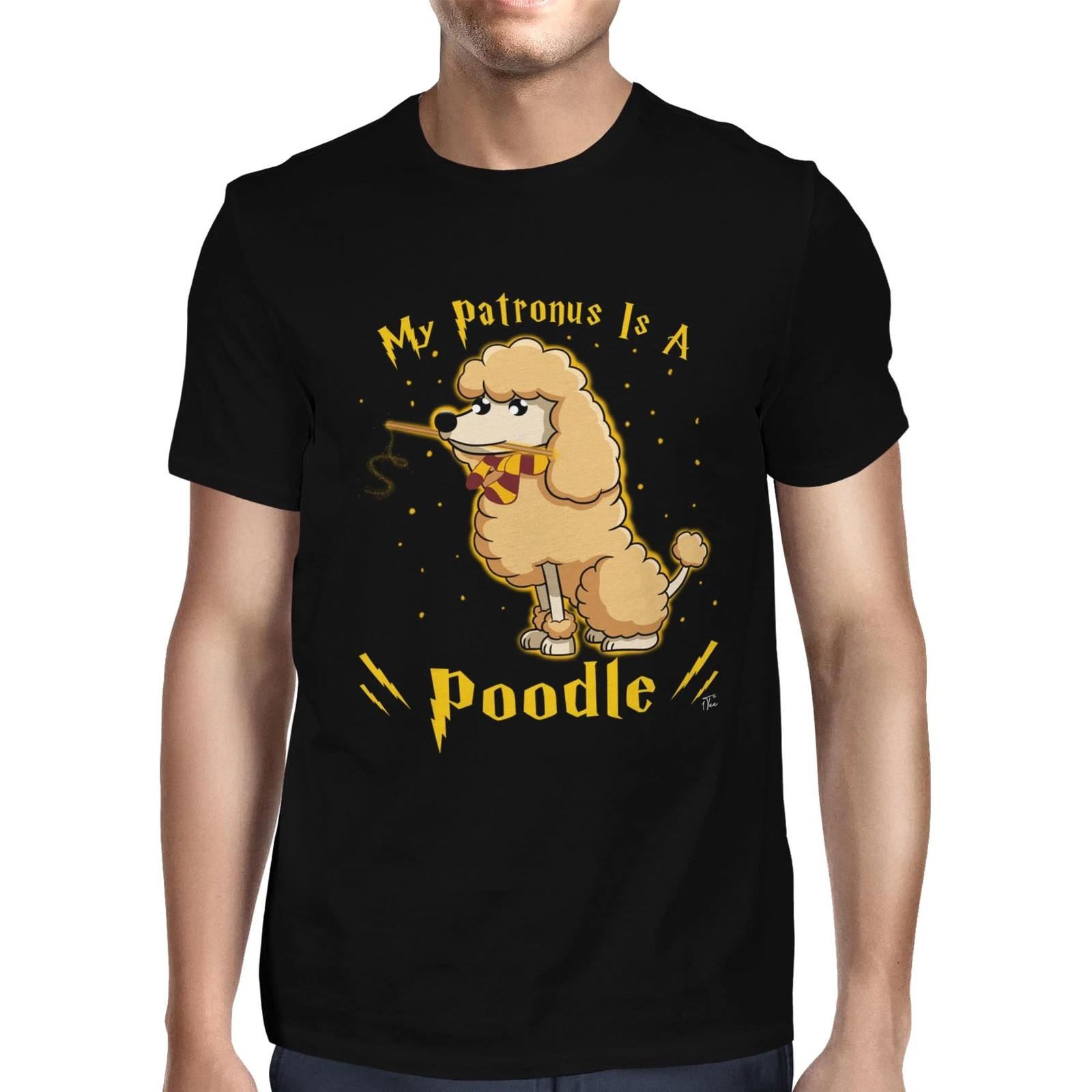 1Tee Mens My Patronus Is A Poodle Dog T-Shirt S