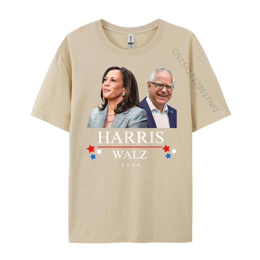 Harris Walz President Election Kamala Harris Tim Waltz Cute Oversized T Shirt Winter T Shirt Homme Big Size Game