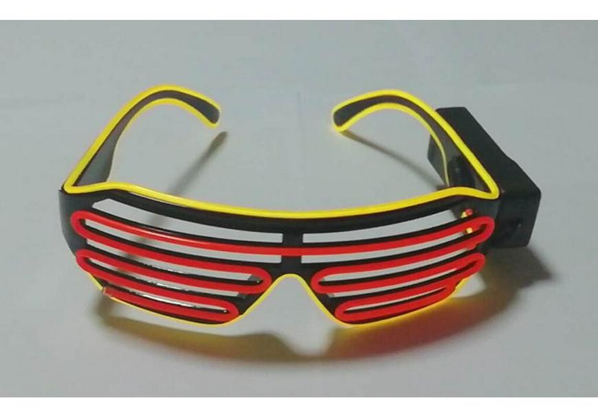 LED Party Blinds: Flashing Music Glasses for Clubbing and Atmosphere