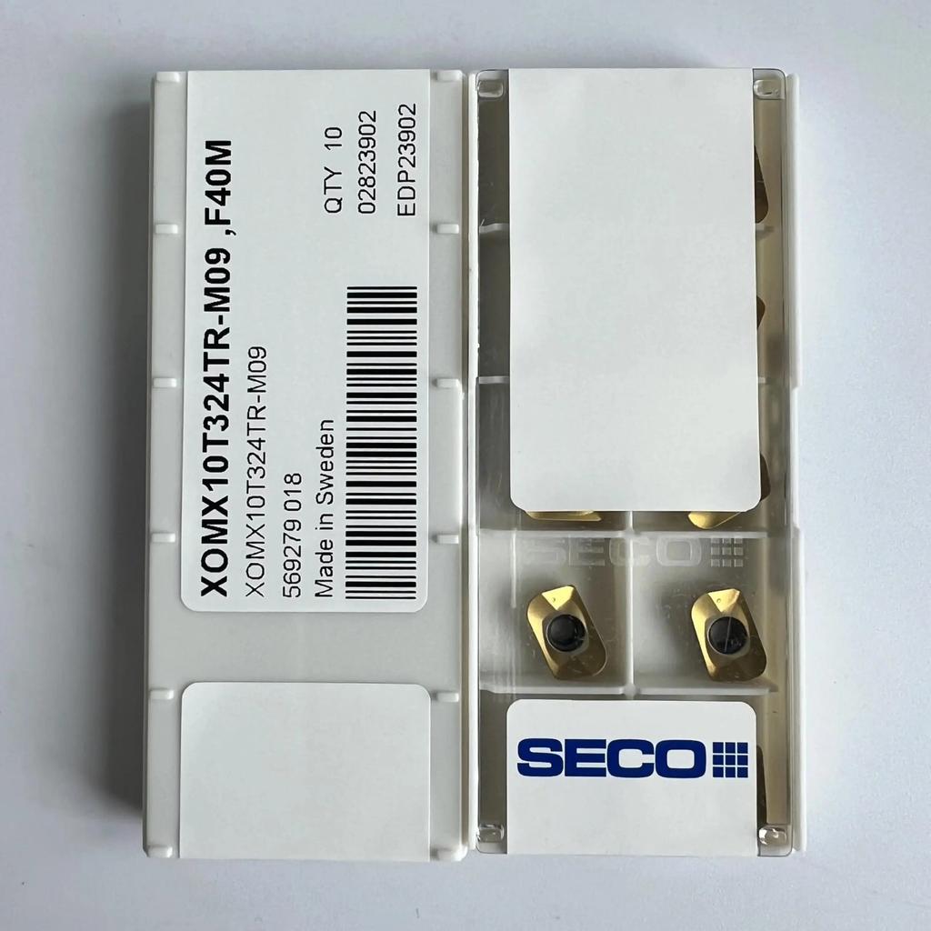 Seco / XOMX10T324TR-M09,F40M /Original Genuine CNC Alloy Blade 10 PCS