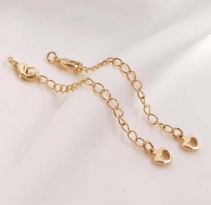 14K Gold Filled Color-Retaining Extension Chain for DIY Jewelry