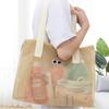 Foldable Big Eyes Beach Mesh Bag Large Capacity Travel Toiletries Organizer  Summer