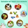 Spot Hamster Golden Bear Hat Hamster Clothes Pet Headwear Hat Honey Bag Flower Branch Dutch Pig Bag Set