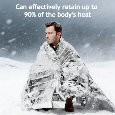 1/10 Stück Outdoor-Überlebensdecke Wasserdicht Tragbar Notfall-Thermodecke Kaltwetter Outdoor-Camping Rucksacktouren Wandern Isoliert Raum