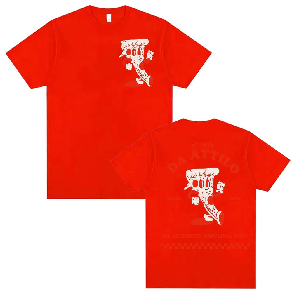

Funny Pizzeria Da Attilo Meme T Shirt Authentic Napolitan Pizza Graphic Tshirt Men Women Summer 100 Cotton Oversized Tshirts S