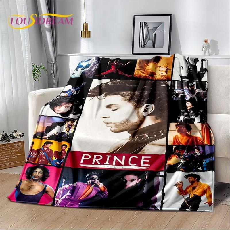 Prince Rogers Nelson Artist Purple Rain Blanket,Soft Throw Blanket for Home Bedroom Bed Sofa Picnic Travel Office Cover Blanket