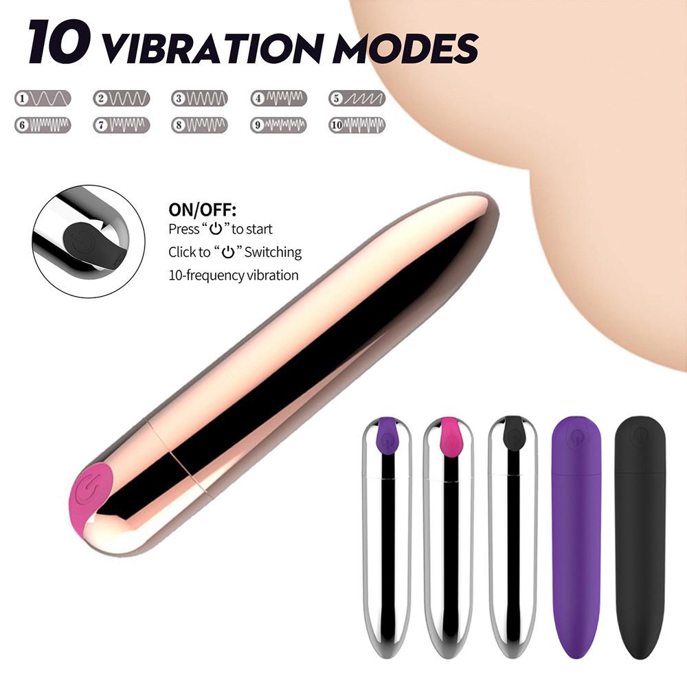 Yi Feng USB Rechargeable Clitoral Vibrator: 10-Speed Bullet Stimulator for Women