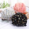 1Pc Waterproof Shower Cap Double Elastic Shower Cap Dustproof and Smokeproof Shampoo
