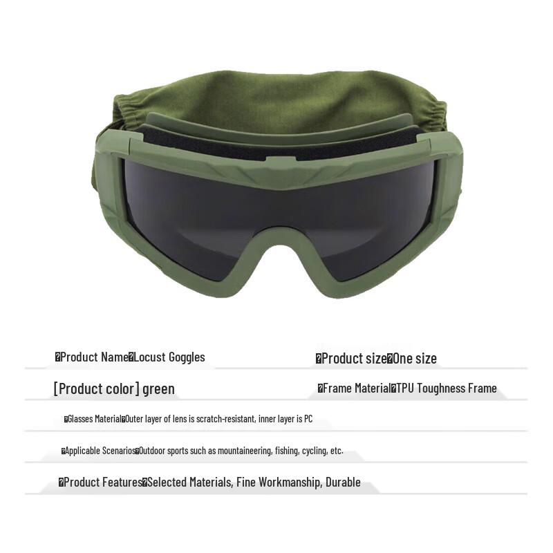 Locust Tactical Windproof Goggles