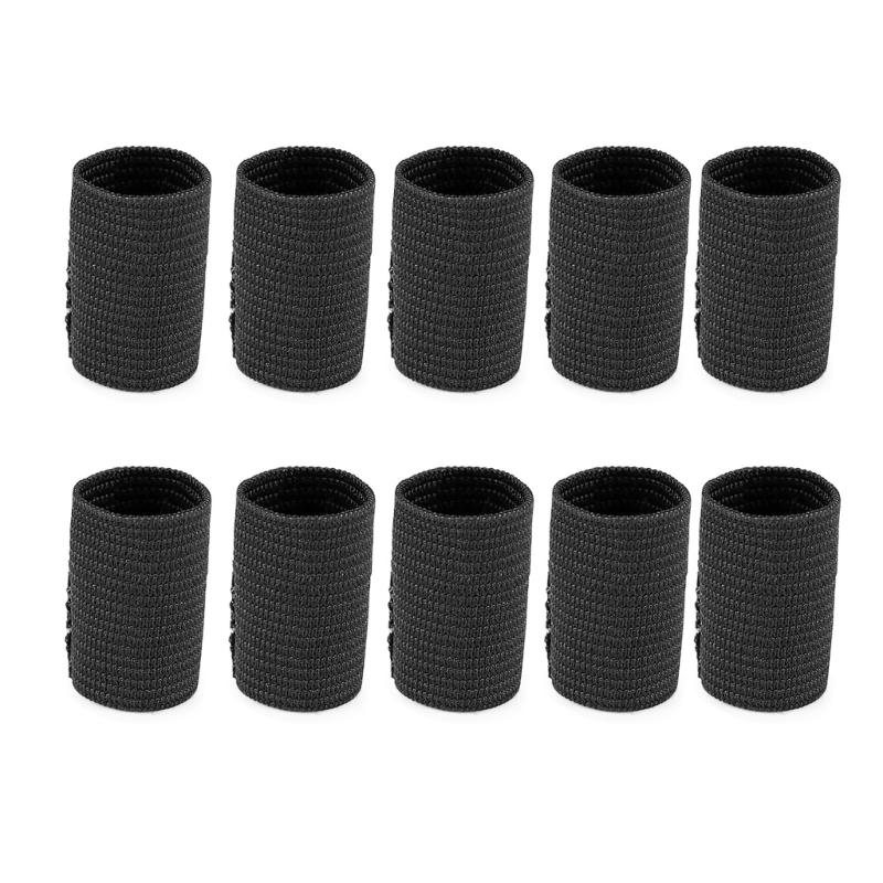 

10Pieces Protective Finger Wraps Flexible Polyester Finger Sleeve AntiSlip Design Gym Workout First Aids Essential 1
