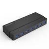 H7928-U3-V1 7X USB-A Splitter Hub - Schwarz