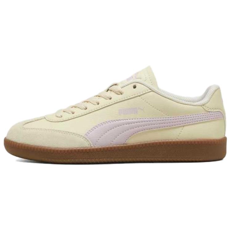 Puma 9-T Cow Split Leather Fashion Comfortable Durable Low-Top Casual Shoes Unisex Casual Shoes Off-White 398174-17