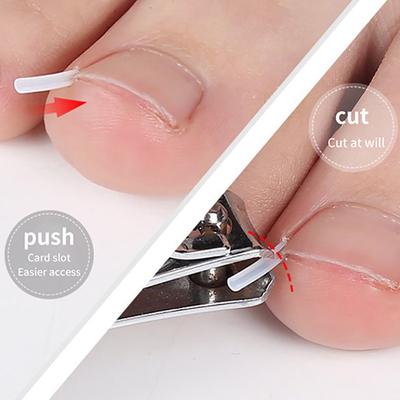 50Pcs Ingrown Toenail Correction Tool Ingrown Toe Nail Treatment Elastic Patch Sticker Straightening Clip Brace Pedicure Tool