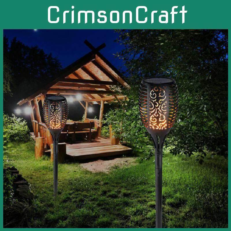 Flickering Garden Flame Solar Lights Led Outdoor Waterproof Lawn Gift Lamps