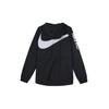 Nike FC. Herren Woven Kapuzenjacke mit durchgehendem Reißverschluss Atmungsaktive Fußball Sportjacke Schwarz CD6771-011
