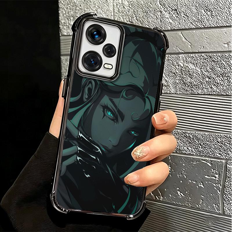V-Valorant Game Black Cool Soft Phone Case For Xiaomi Redmi Note 14 15 Pro Plus 13 12 11S 11T 5G 10 9S 9 Plating Anti-Fall Funda