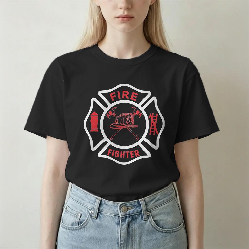 Unisex Unisexs TShirt Future Firefighter Awesome 100 Cotton Tee Shirt Short Sleeve Fire Rescue T Shirts O Neck Clothing