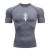 Y2K Compression T Shirt Men Fitness Gym Sport Running Short Sleeve T-Shirt Quick Dry Tops Tee