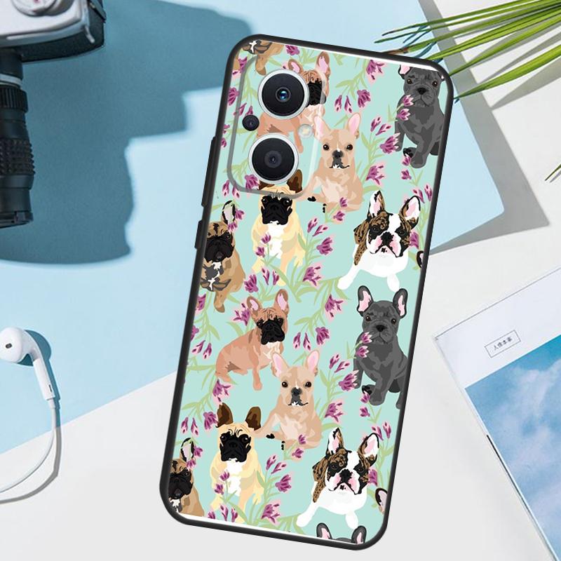 French Bulldog Dog Case For OPPO Reno 11 12 13 13F 12F 11F 8T 7 8 10 Pro OPPO Find X8 Pro X6 X3 X5 Lite Cover