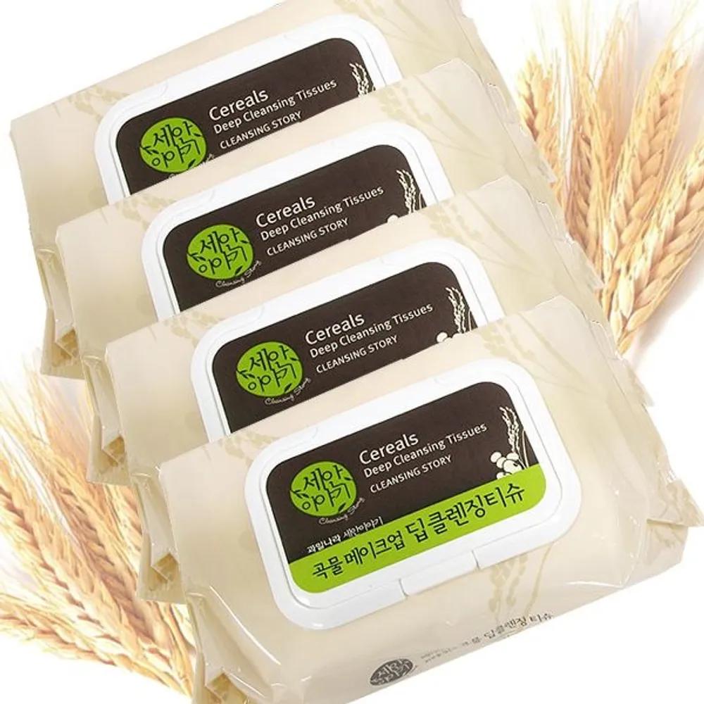 Sean Story Grain Deep Cleansing Tissues 400 Sheets / Makeup Remover