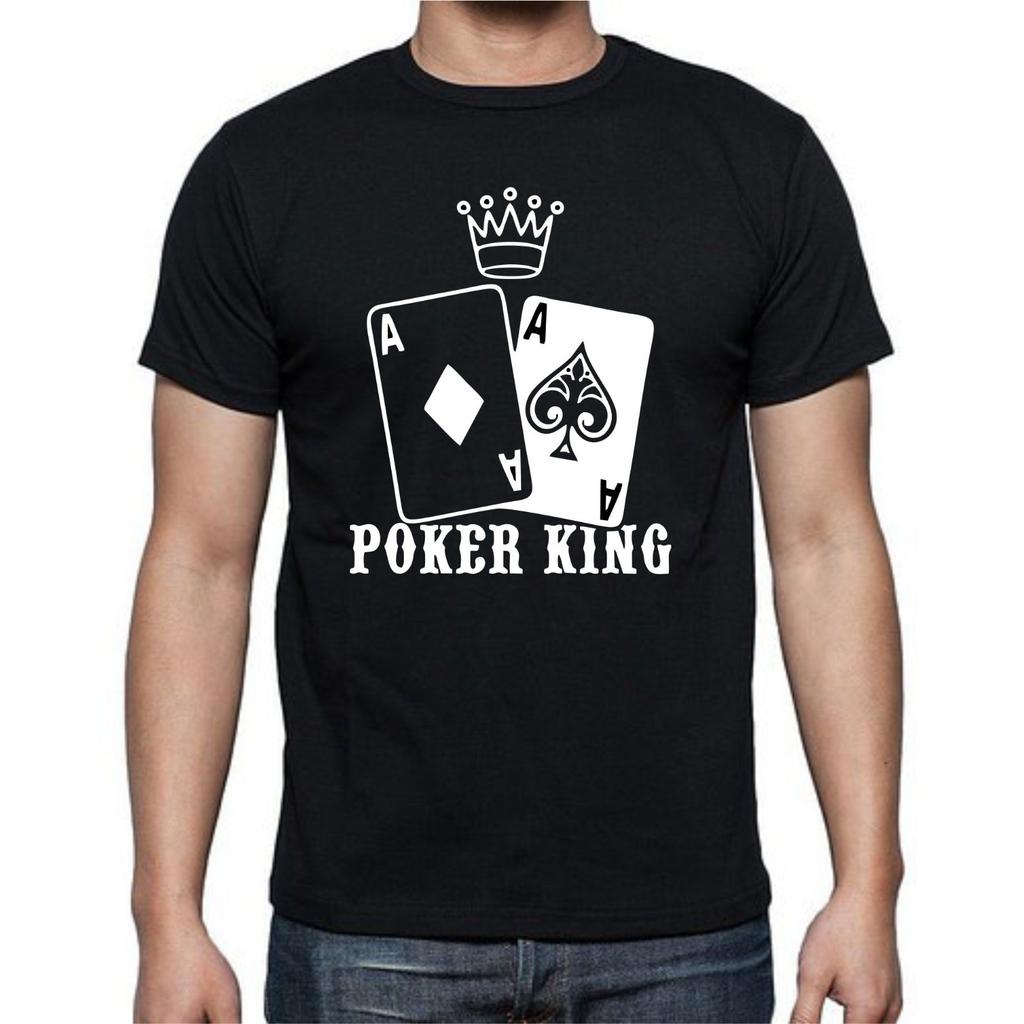 Poker King Ace Spades Diamonds Crown T Shirt Mens Womens Tees Top Tee