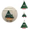 Plush Christmas Tree Ornament Cushion With Snowtop Design For Festive Decor And Gift Giving