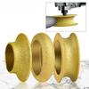 Brazed Stone Edge Grinding Wheel Diamond Grinding Wheel Tile Marble Slotted Granite Slotted Edge Grinding Round Edge