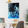 Football Messi Handwoven Tapestry Rustic Farmhouse Made For Studio Wall Balcony Living Room Four Seasons Boho Decor Gift For New Home