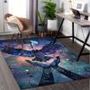 Office Carpet Chair Mat: Large Size, Decorative Raven Design for Home Décor, Suitable for Bedroom, L