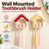 Cartoon Toothbrush Holder Wall Mounted Toothbrush Organizer Wall Toothbrush Rack  Bathroom Storage