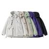 Jacket Men's Spring and Autumn New Jacket Loose Large Size Color Block Windproof Outdoor Versatile Hooded Casual Jacket